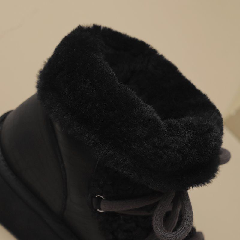 Hana Dames Snow Platform Boots - Abrikoos