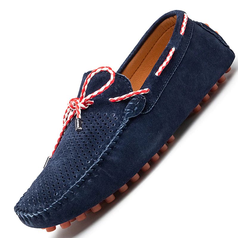 Hank Heren Loafers Casual Schoenen - Marineblauw