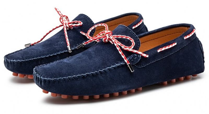 Hank Heren Loafers Casual Schoenen - Marineblauw