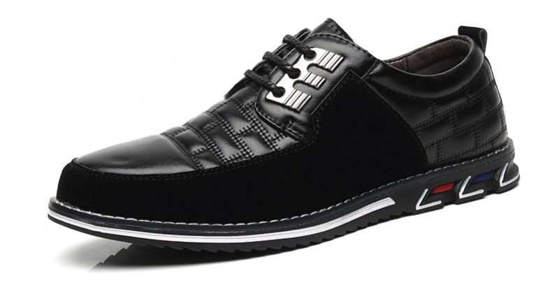 Hann Heren Loafers Geklede Schoenen - Zwart