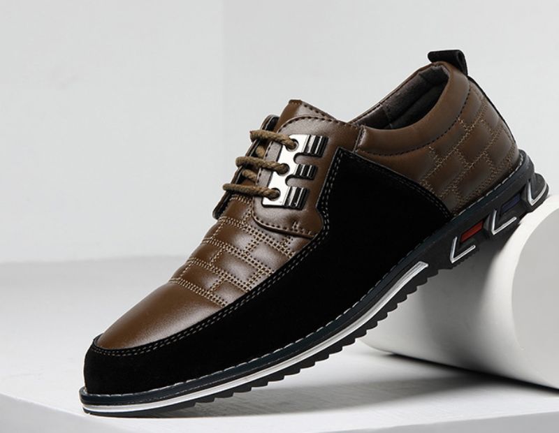 Hann Heren Loafers Geklede Schoenen - Zwart