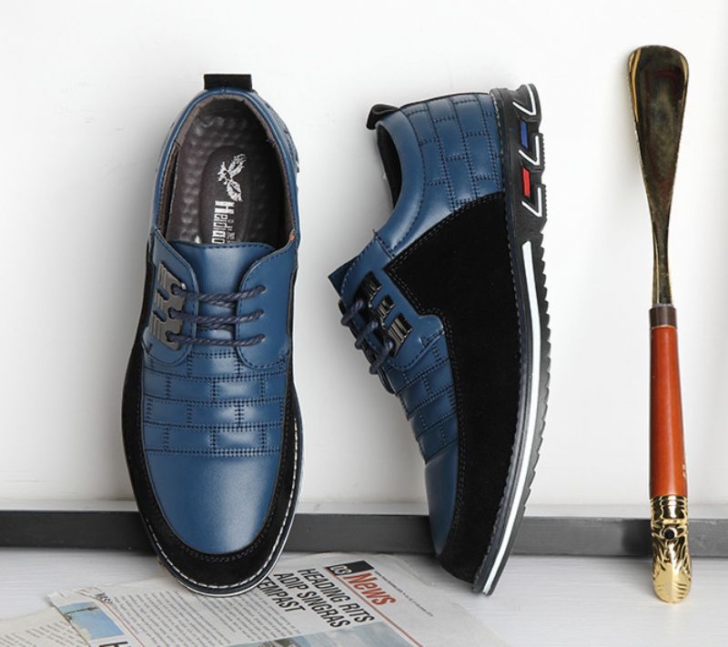 Hann Heren Loafers Geklede Schoenen - Zwart