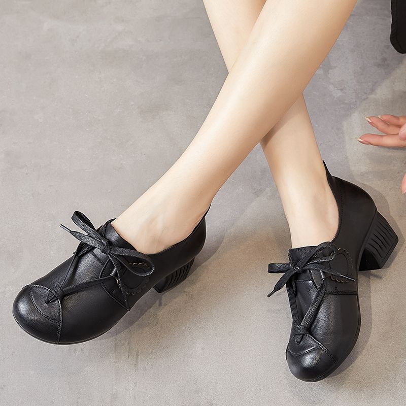 Hanna Dames Veterschoenen - Zwart