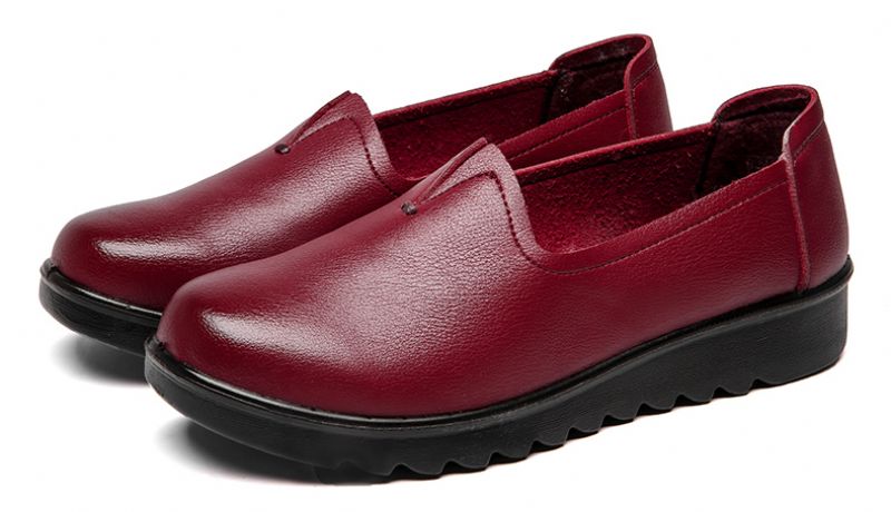 Hanny Dames Enkele Comfortabele Platte Loafer Schoenen - Zwart