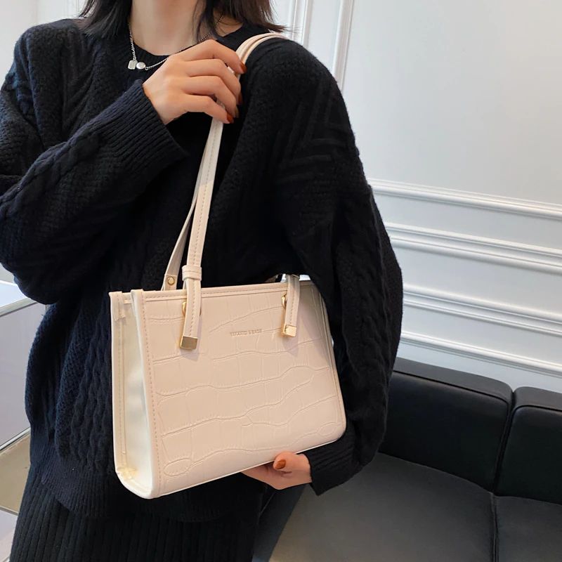 Hansel Leren Designer Handtas Voor Dames - Zwart