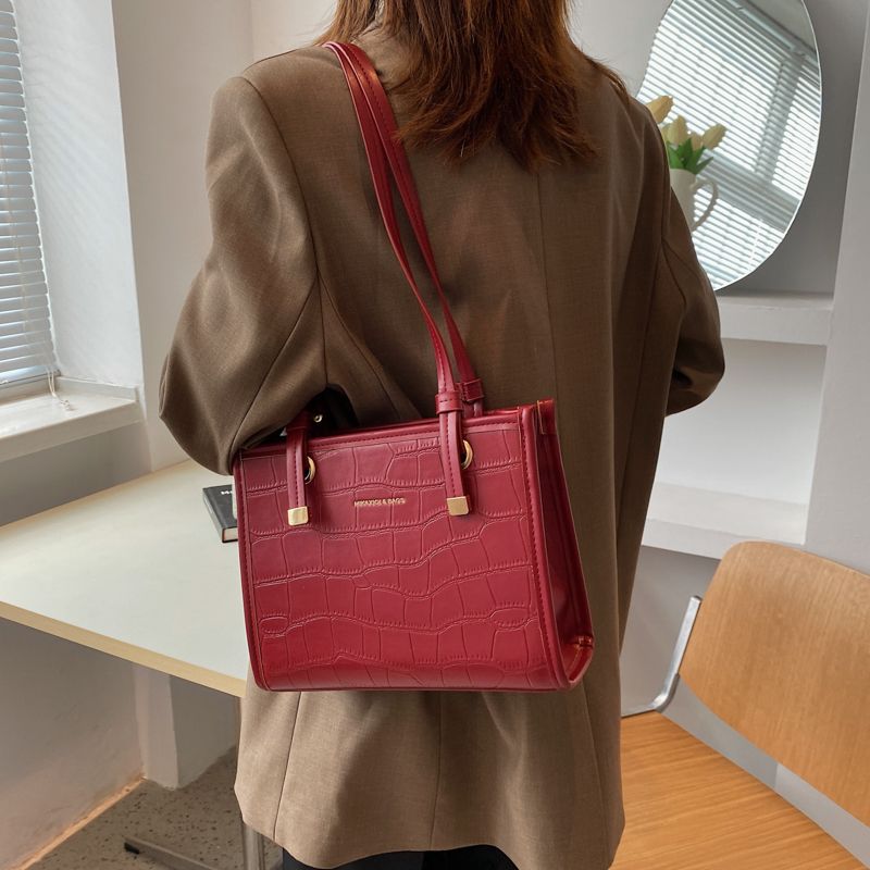 Hansel Leren Designer Handtas Voor Dames - Zwart