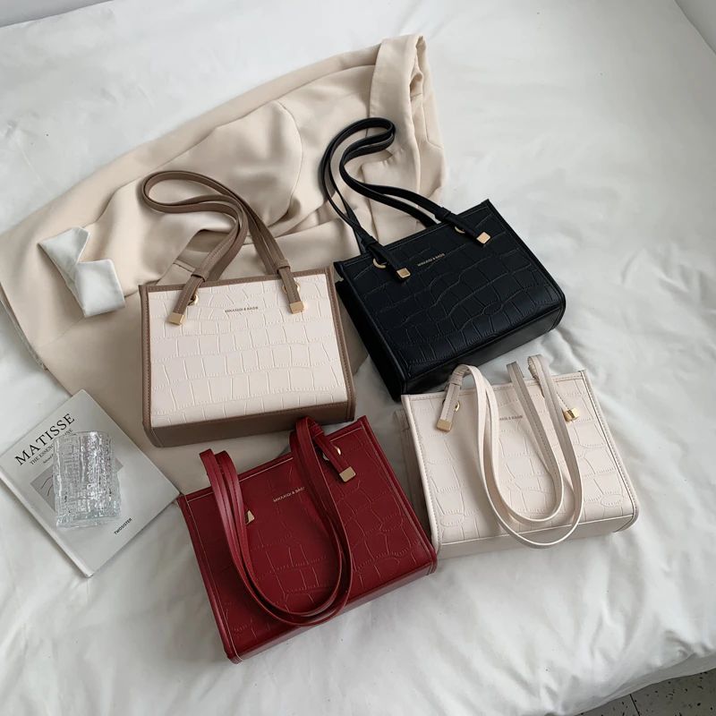 Hansel Leren Designer Handtas Voor Dames - Zwart