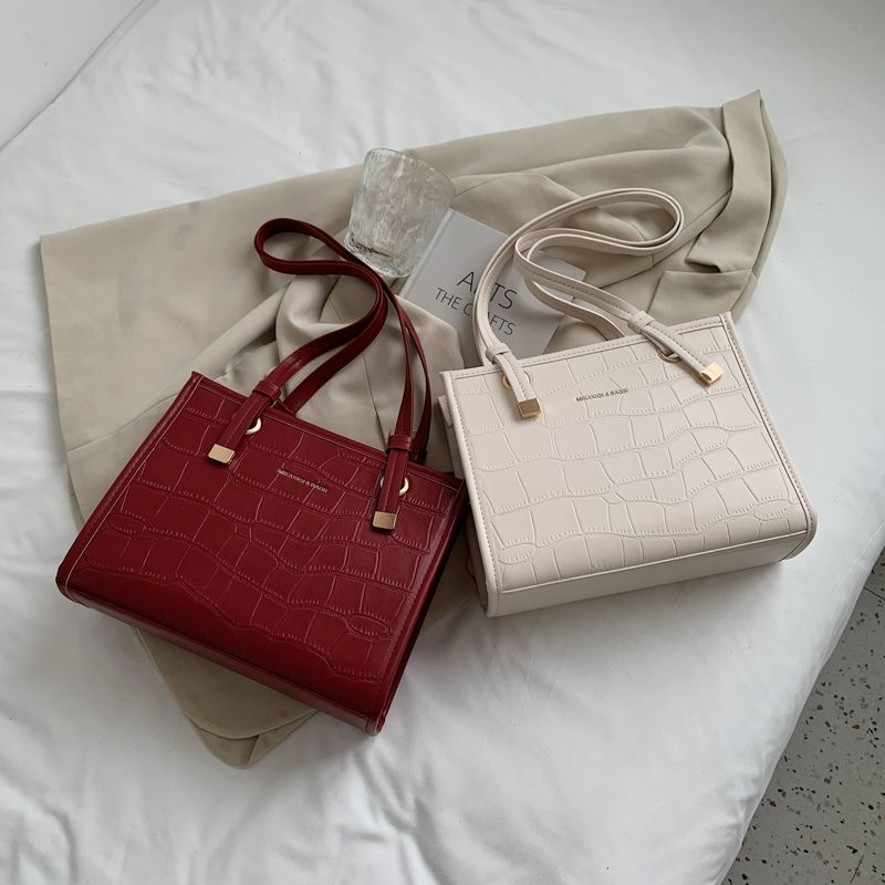Hansel Leren Designer Handtas Voor Dames - Zwart