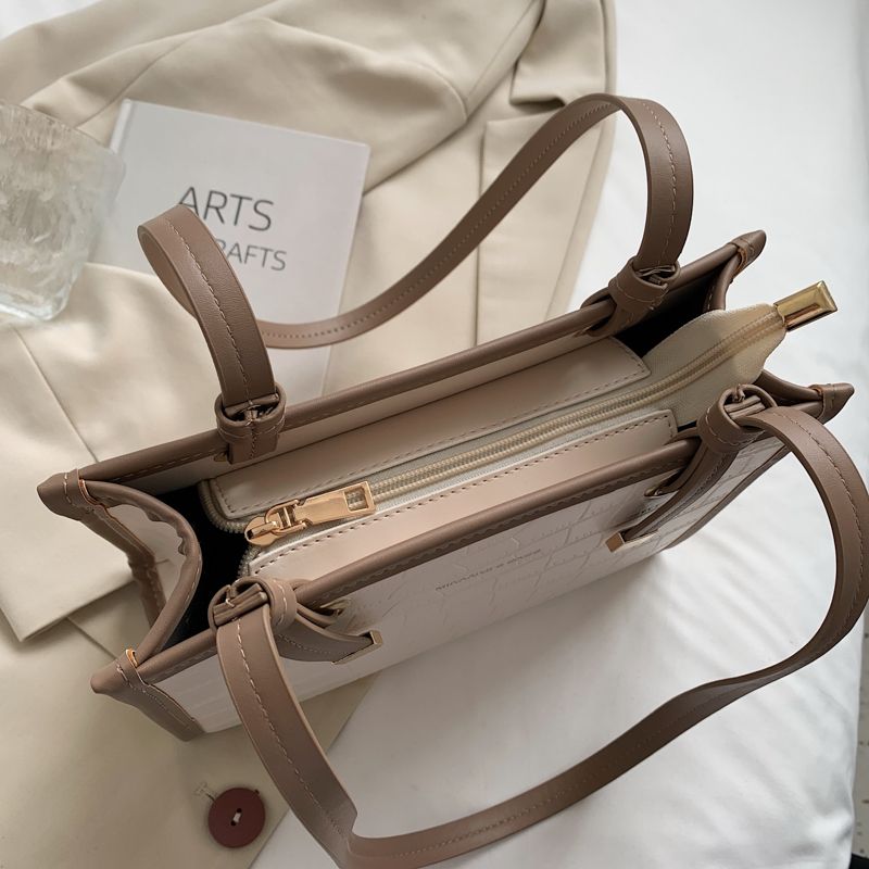 Hansel Leren Designer Handtas Voor Dames - Zwart