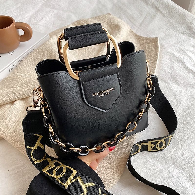 Hany Dames Kleine Schouder Handtas - Zwart