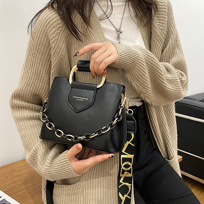 Hany Dames Kleine Schouder Handtas - Zwart