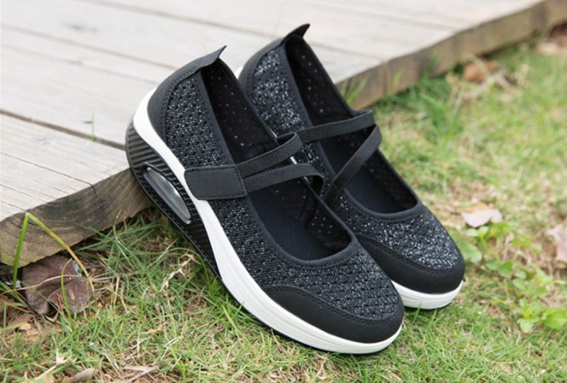 Harper Platform Schoenen Voor Dames - Zwart
