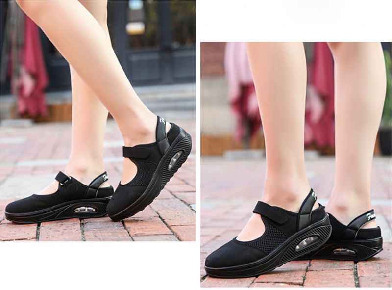 Harper Platform Schoenen Voor Dames - Zwart