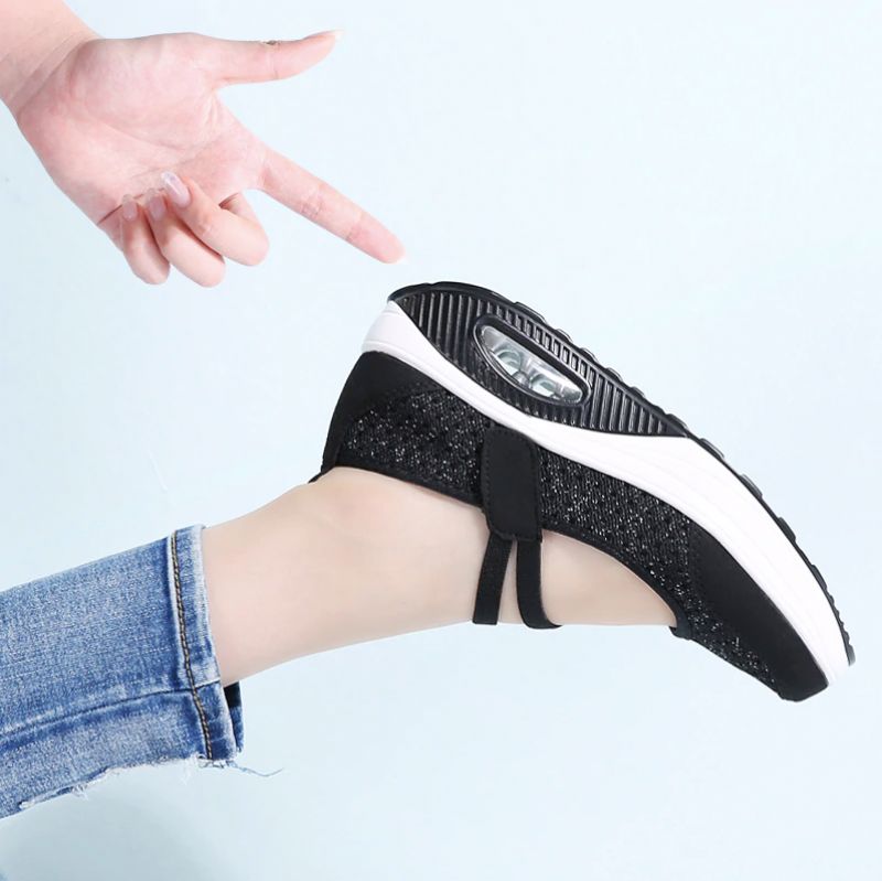 Harper Platform Schoenen Voor Dames - Zwart