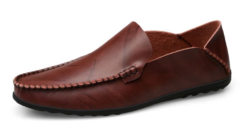 Harvey Heren Loafer Casual Schoenen - Koffie
