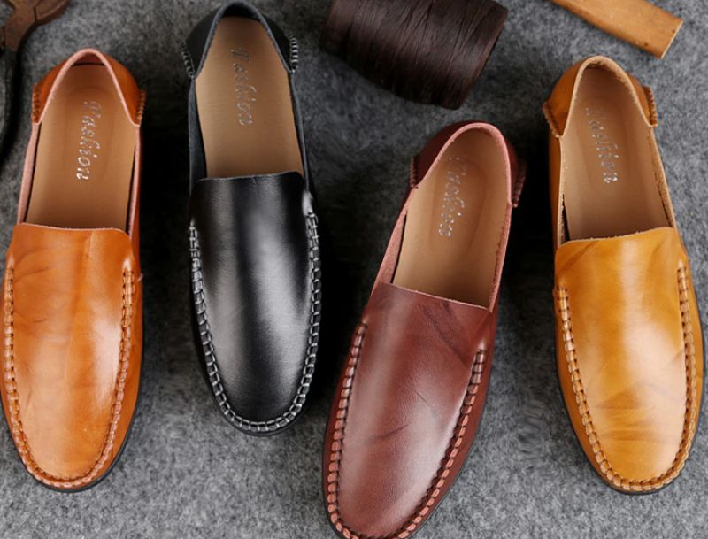 Harvey Heren Loafer Casual Schoenen - Koffie