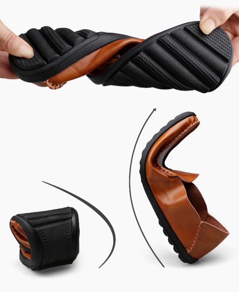 Harvey Heren Loafer Casual Schoenen - Koffie