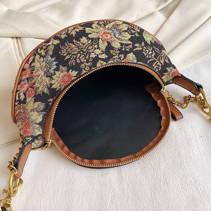 Hasan Dames Designer Luxe Stoffen Handtas - Zwart