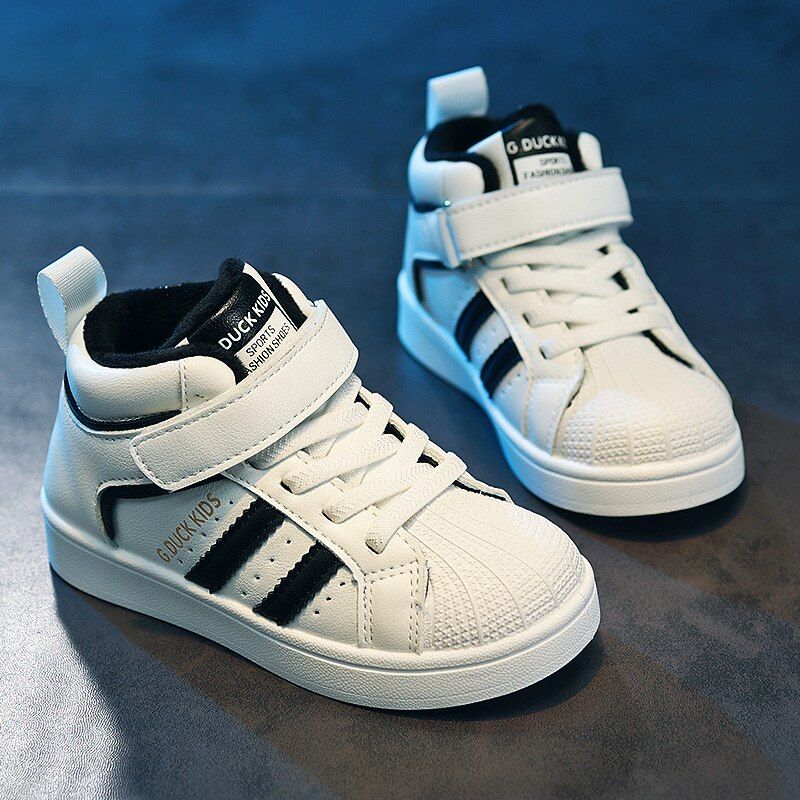 Haythan Jongens Warme Sneaker - Zwart