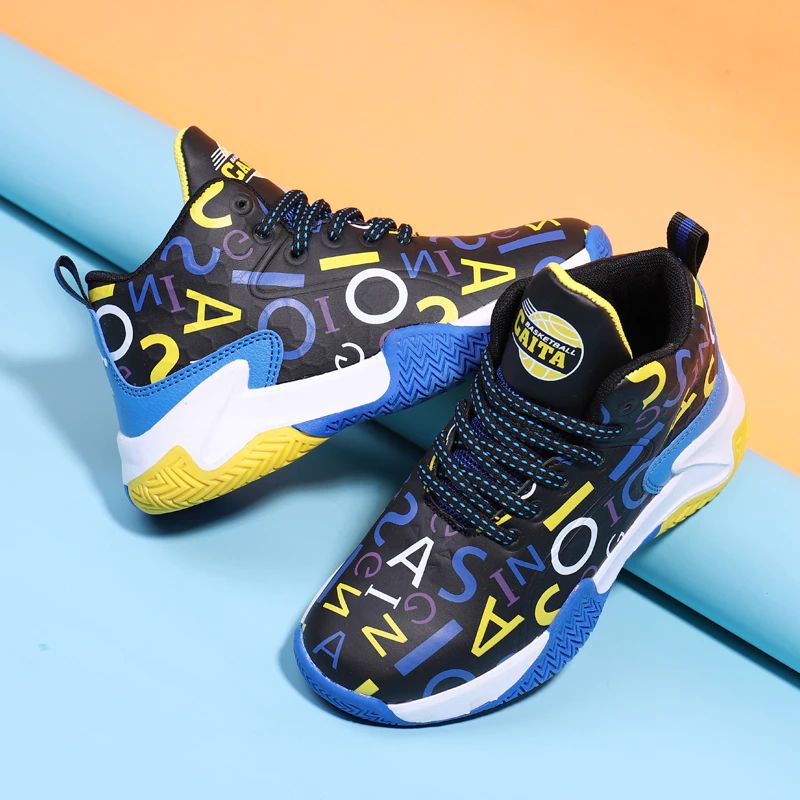 Heissler Jongens Basketbalschoenen - Zwart