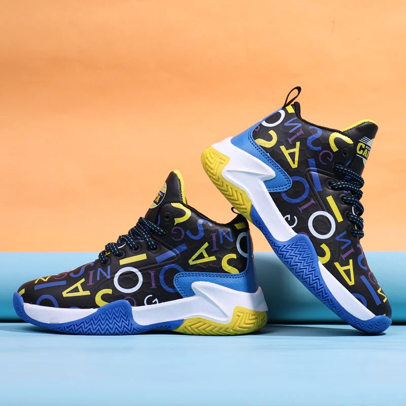 Heissler Jongens Basketbalschoenen - Zwart