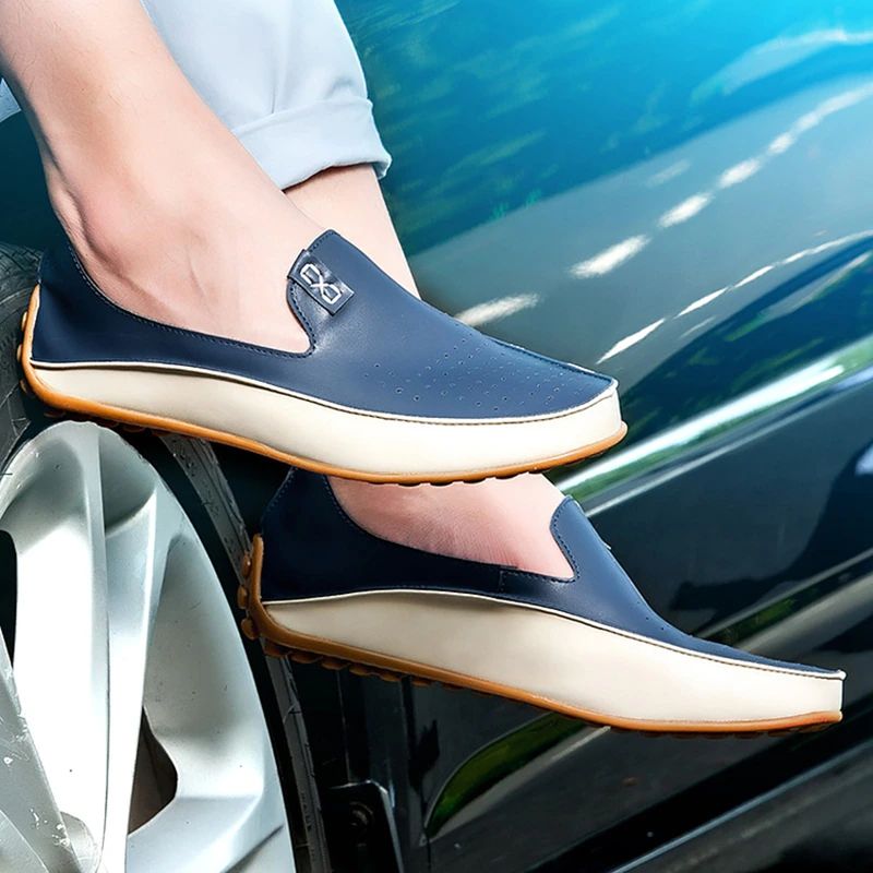 Henrry Heren Loafers Casual Schoenen - Blauw