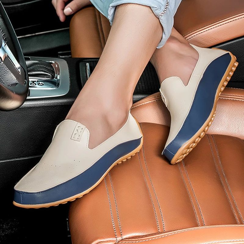 Henrry Heren Loafers Casual Schoenen - Blauw