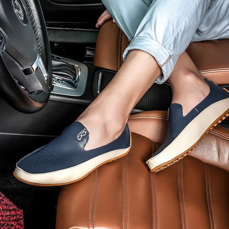 Henrry Heren Loafers Casual Schoenen - Blauw