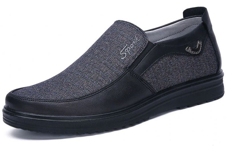Heredia Heren Loafers Geklede Schoenen - Zwart