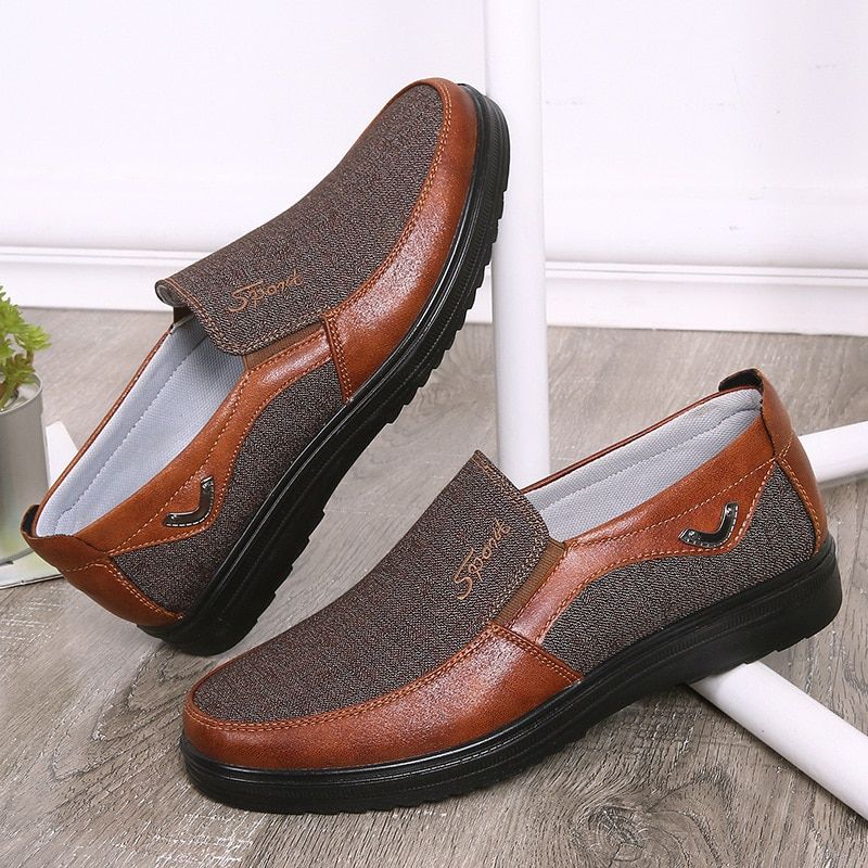Heredia Heren Loafers Geklede Schoenen - Zwart