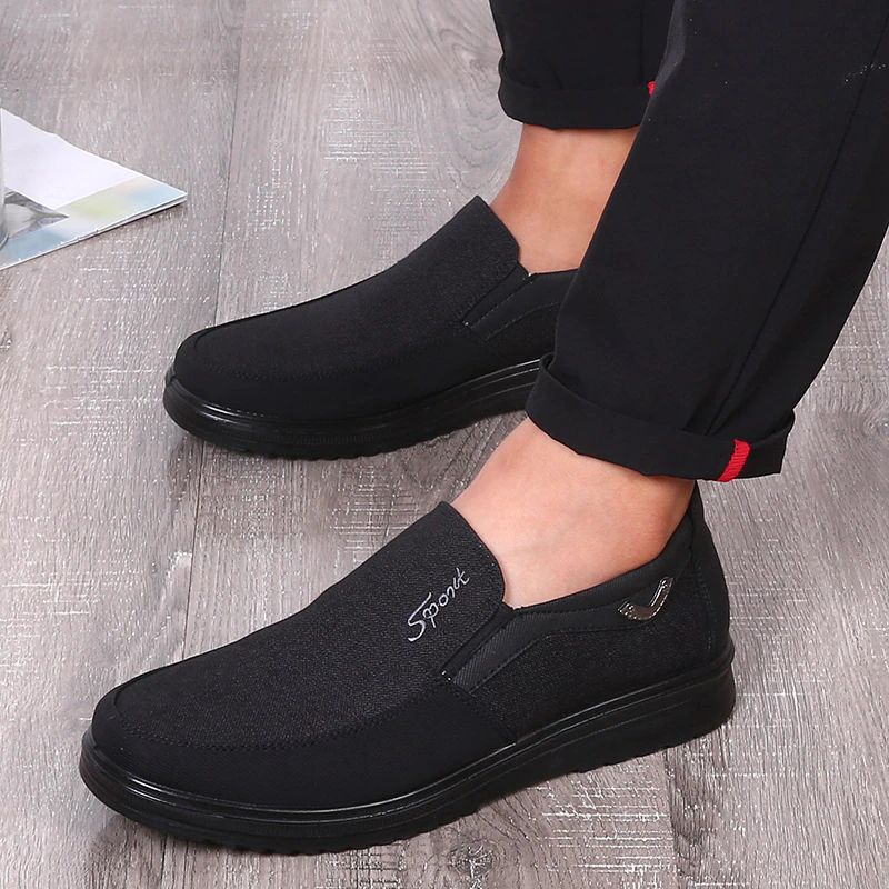 Heredia Heren Loafers Geklede Schoenen - Zwart