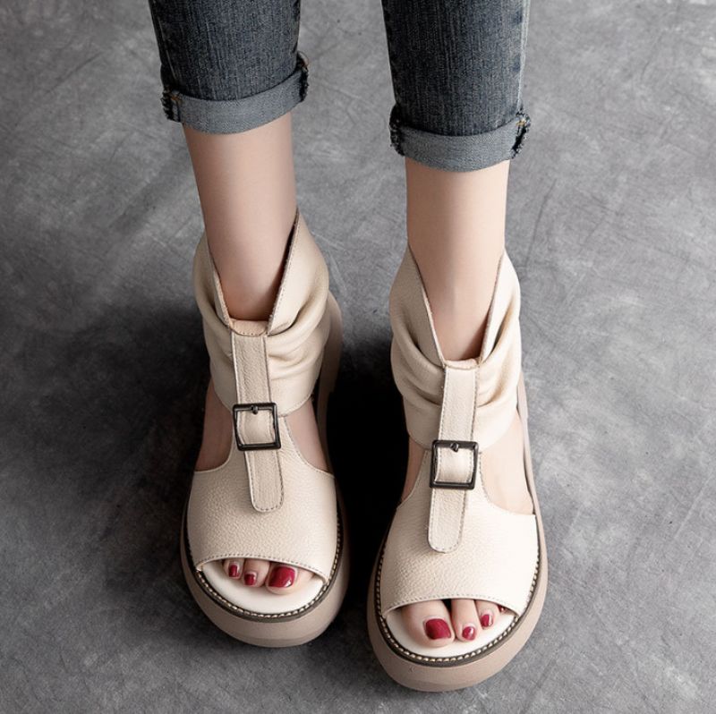 Herminia Dames Sandaal - Beige