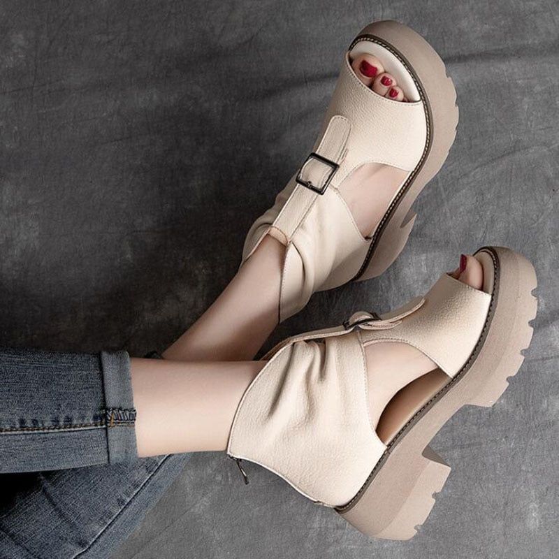 Herminia Dames Sandaal - Beige
