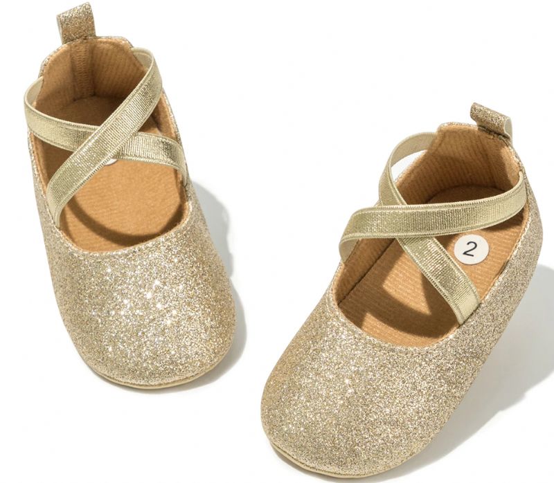 Hermione Baby Meisjes Platte Schoenen - Goud