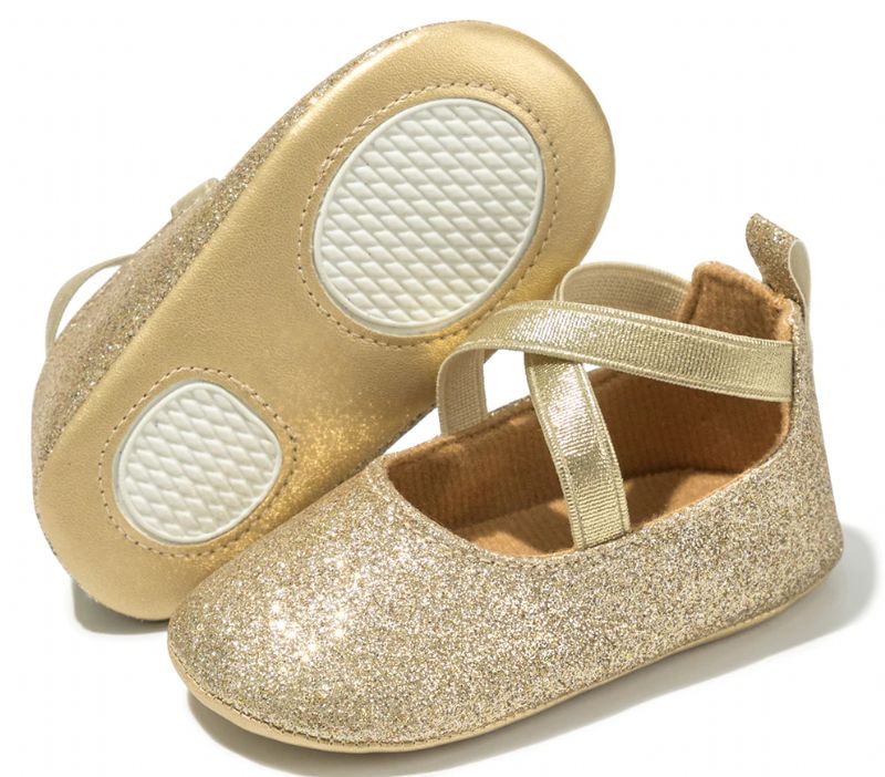 Hermione Baby Meisjes Platte Schoenen - Goud