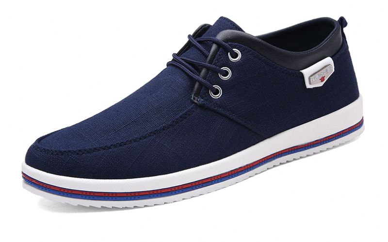 Herrera Heren Casual Schoenen - Marineblauw