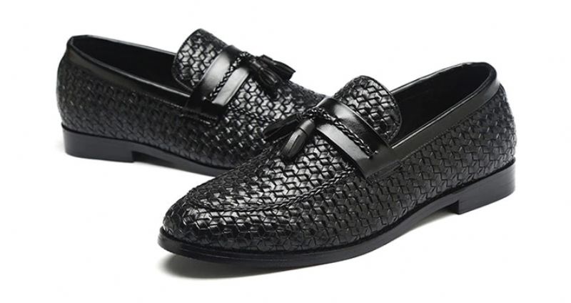 Hershel Heren Loafers Dress Schoenen - Blauw