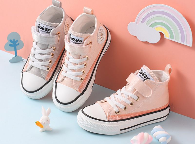 Hilaria Meisjes High Top Sneaker - Grijs