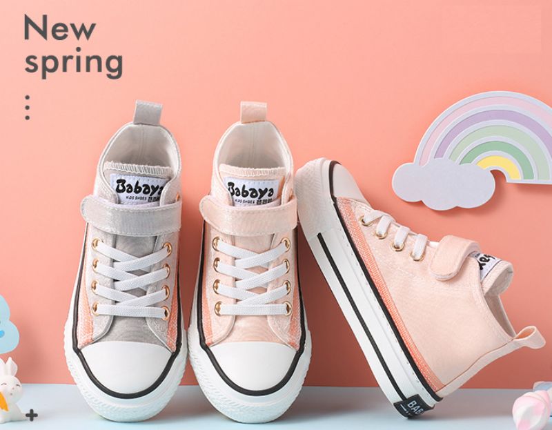 Hilaria Meisjes High Top Sneaker - Grijs