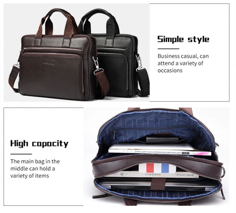 Hillman Heren Crossbody - Zwart