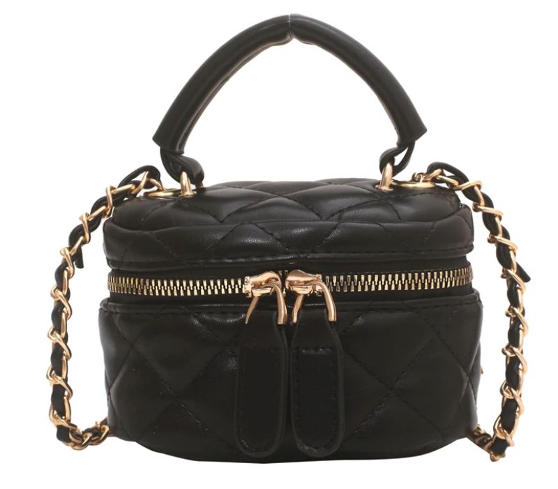 Horacio Dames Luxe Mini Box Handtas - Zwart