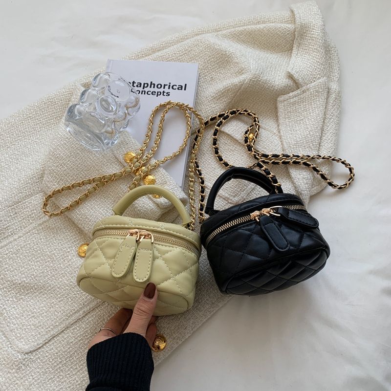 Horacio Dames Luxe Mini Box Handtas - Zwart
