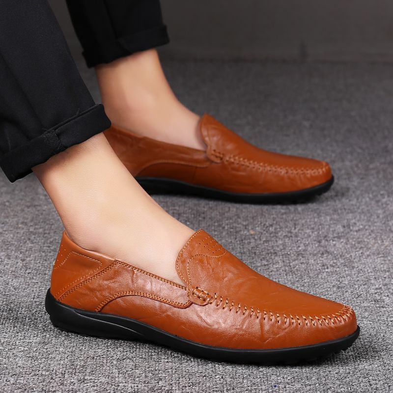 Hudson Heren Loafers Casual Schoenen - Zwart