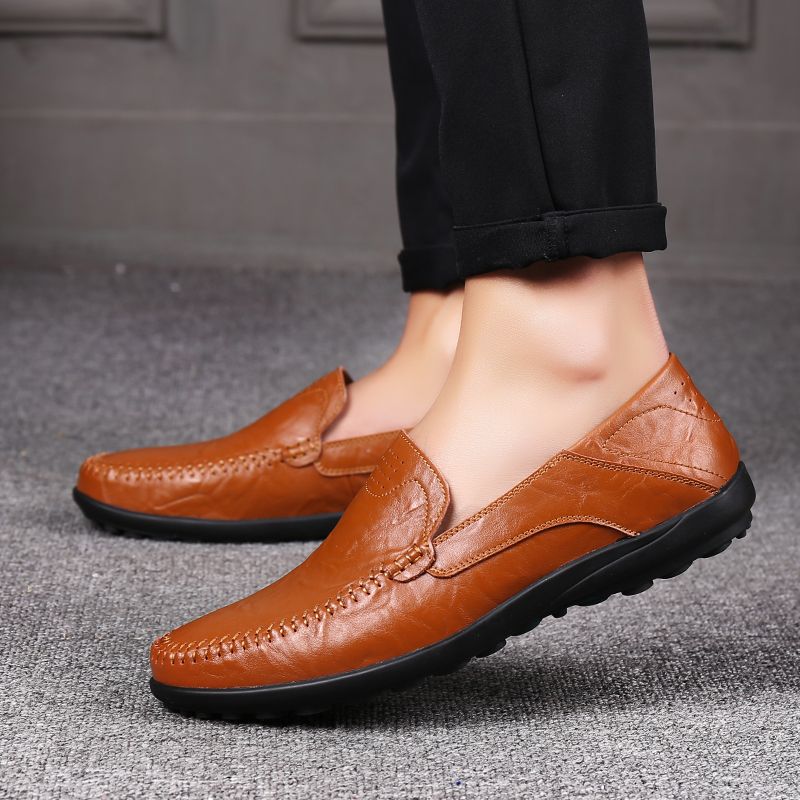 Hudson Heren Loafers Casual Schoenen - Zwart