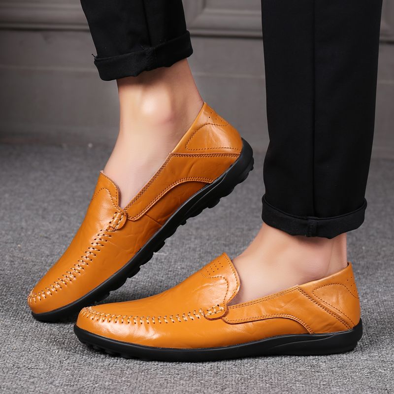 Hudson Heren Loafers Casual Schoenen - Zwart