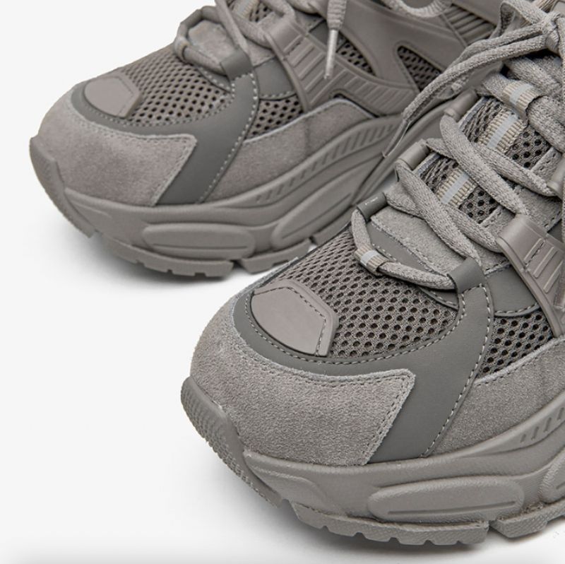 Hugbel Dames Sneaker Ademende Sneakers - Grijs