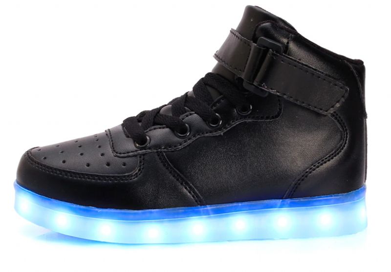 Humberto Jongens Verlichte Sneaker - Zwart