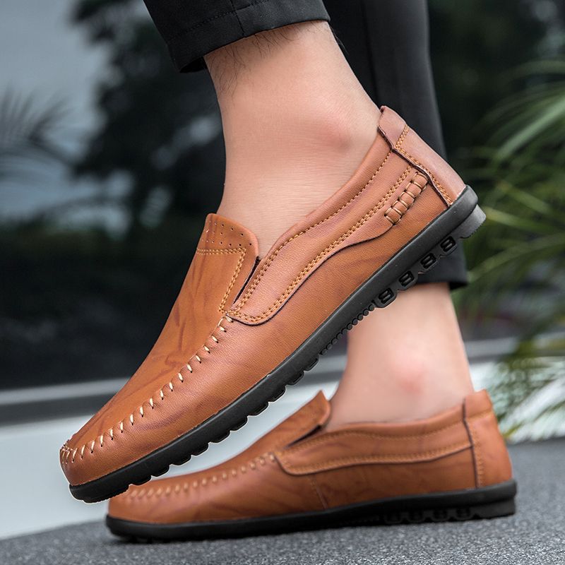 Hunter Heren Loafers Geklede Schoenen - Bruin