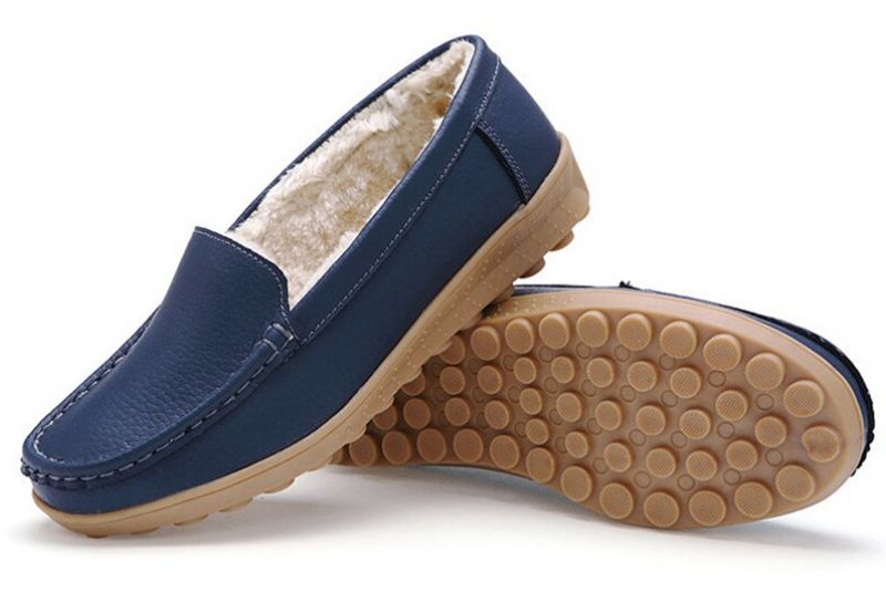 Ibana Dames Leren Loafer - Wit