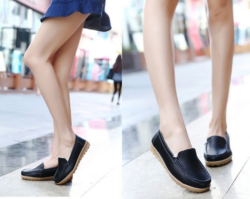 Ibana Dames Leren Loafer - Wit